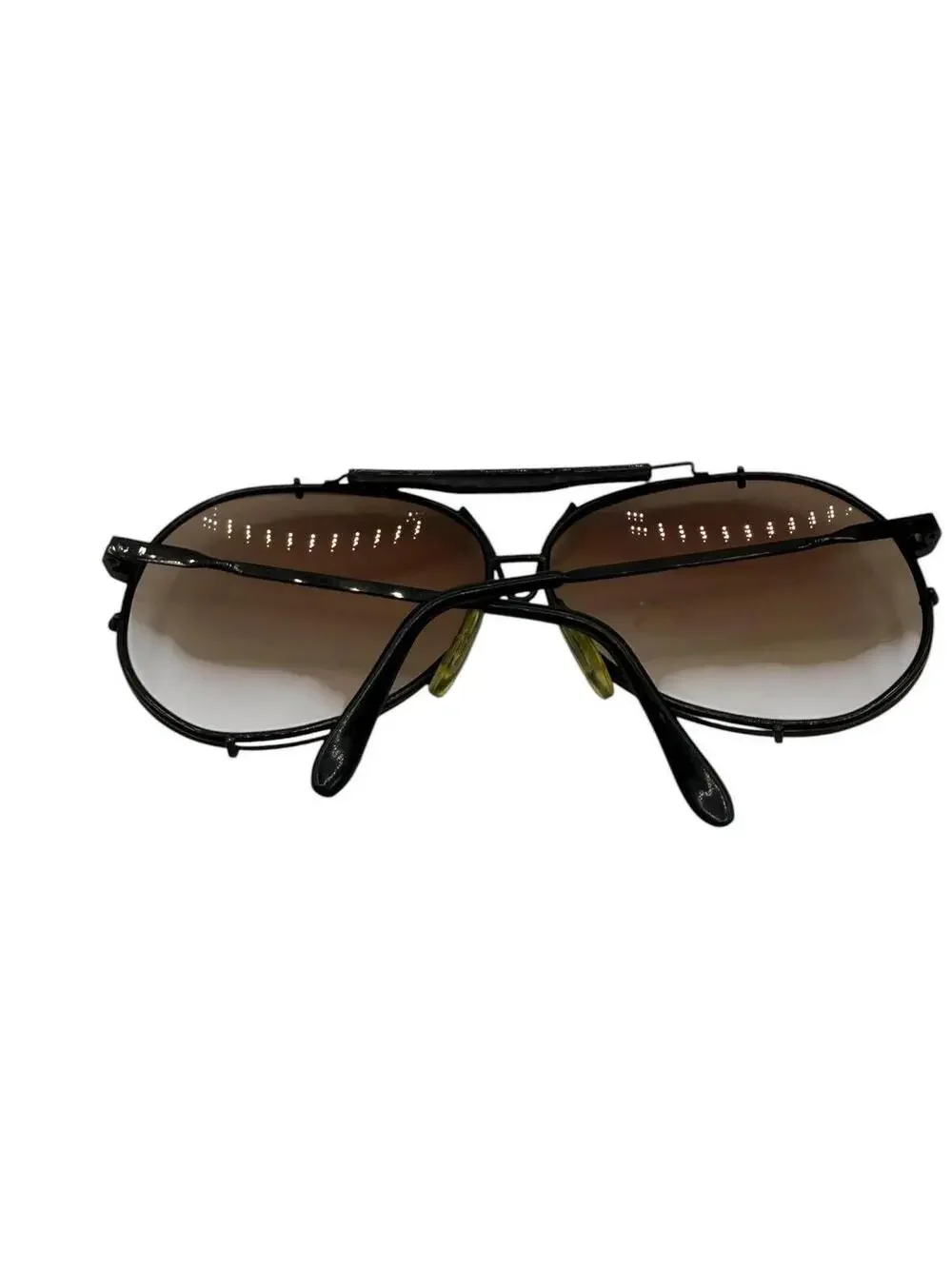 Vintage  Large Aviator Frames Sunglasses, Oversized, Graduated Brown Tint